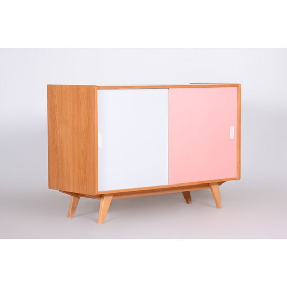 Image 1 of Buffet vintage en chêne et contreplaqué de Jiří Jiroutek pour Interier Praha, 1950