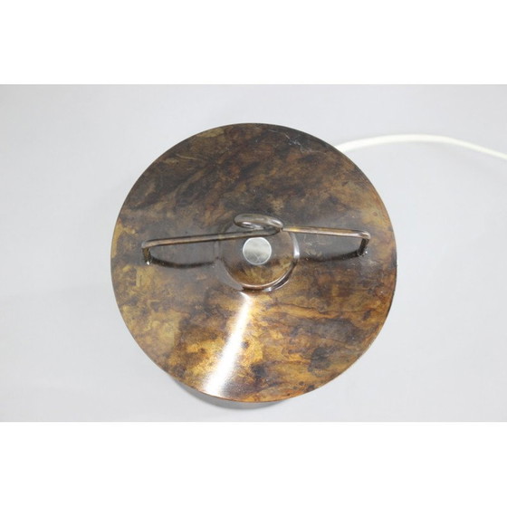 Image 1 of Lampe de table vintage en verre et métal par Lidokov, Tchécoslovaquie, années 1970