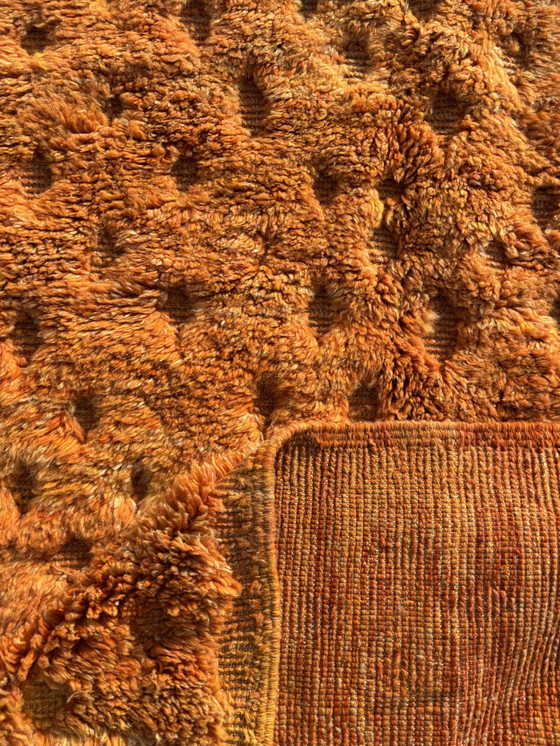 Image 1 of Tapis berbère marocain orange