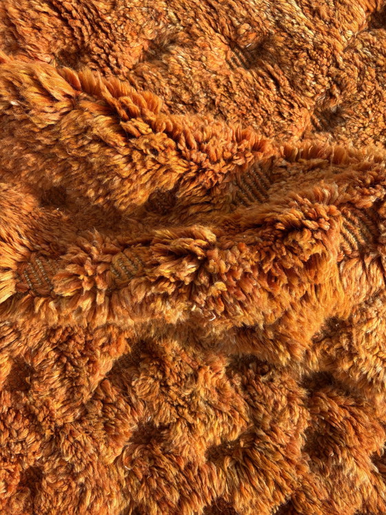 Image 1 of Tapis berbère marocain orange