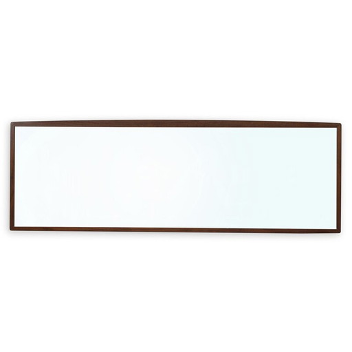 Miroir horizontal vintage scandinave en palissandre de Rio