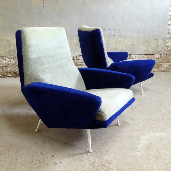 Image 1 of Paire de fauteuils vintage de Guy Besnard, 1960