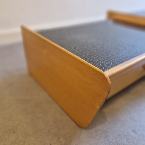 Image 1 of 50's 2 Tables de nuit vintage Tables de nuit flottantes