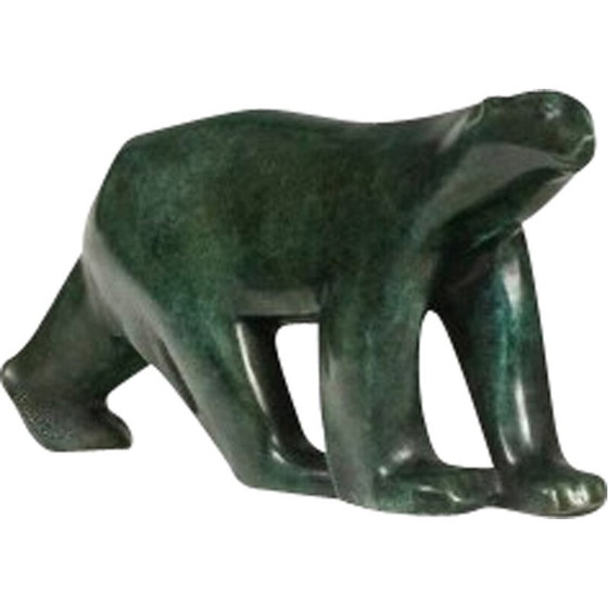 Image 1 of Sculpture en bronze "Ours blanc" de François Pompon pour l'Atelier Valsuani, 2006