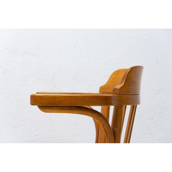 Image 1 of Chaise de bureau du milieu du siècle par Thonet, Tchécoslovaquie, années 1930