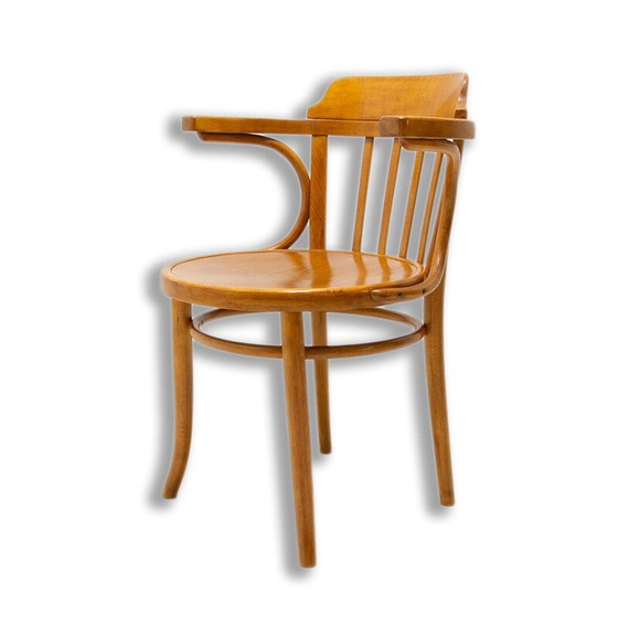 Image 1 of Chaise de bureau du milieu du siècle par Thonet, Tchécoslovaquie, années 1930