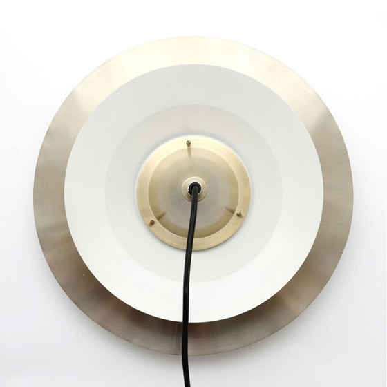 Image 1 of Lampe suspendue vintage en laiton, Danemark 1970