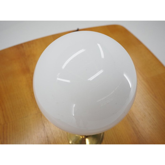 Image 1 of Lampe de table vintage art déco en laiton