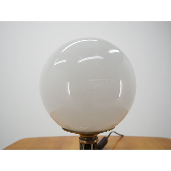 Image 1 of Lampe de table vintage art déco en laiton