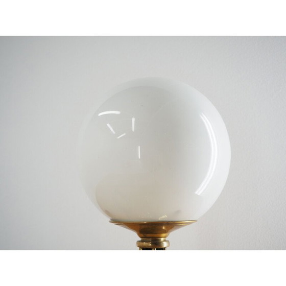 Image 1 of Lampe de table vintage art déco en laiton