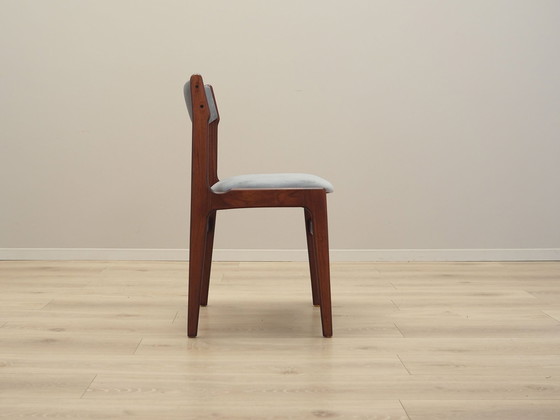 Image 1 of Ensemble de quatre chaises en acajou, design danois, années 1970, fabrication : Danemark