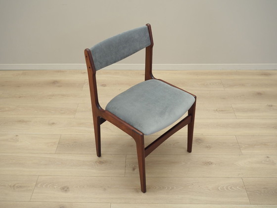 Image 1 of Ensemble de quatre chaises en acajou, design danois, années 1970, fabrication : Danemark