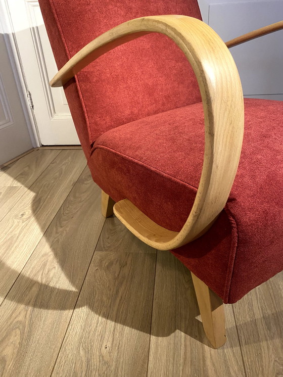 Image 1 of 2 X Fauteuil Halabala Mid Century