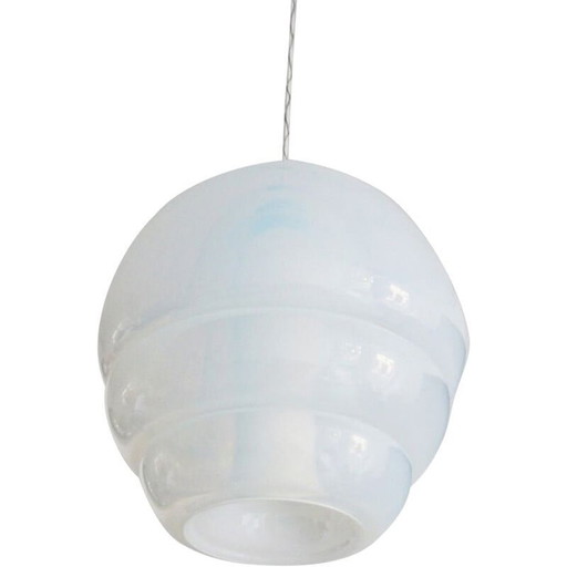 Lampe suspendue Ls134 du Mid Century par Carlo Nason pour Mazzega