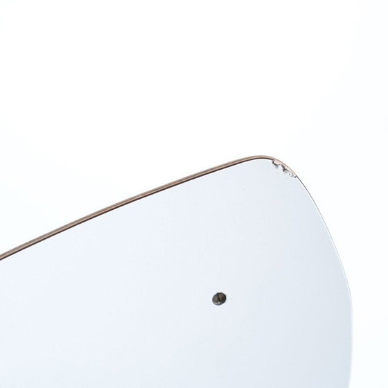 Image 1 of Chaise blanche du milieu du siècle par T On en chêne et formica, Tchécoslovaquie années 1960