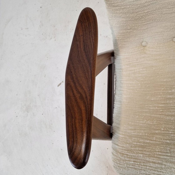Image 1 of Fauteuil vintage en teck par Louis Van Teeffelen pour Wébé, Pays-Bas 1960