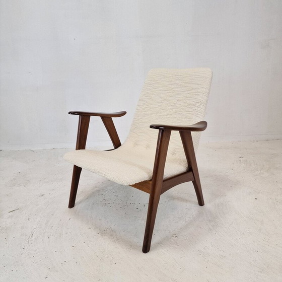 Image 1 of Fauteuil vintage en teck par Louis Van Teeffelen pour Wébé, Pays-Bas 1960