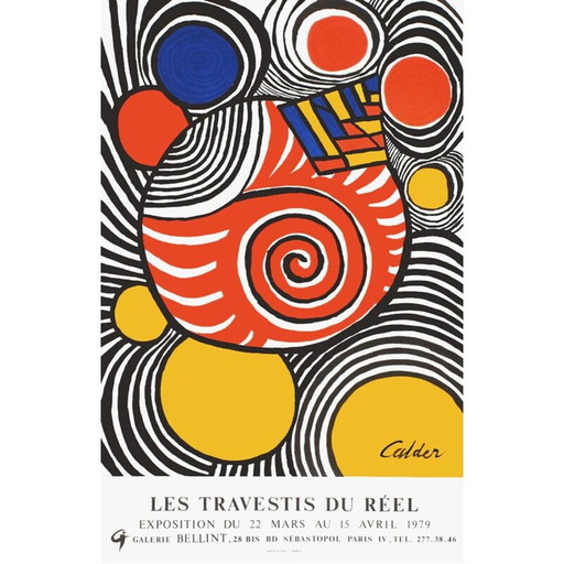 Affiche vintage d'Alexandre Calder, 1979
