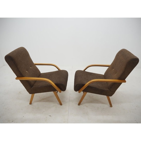 Image 1 of Paire de fauteuils vintage, Tchécoslovaquie années 1960