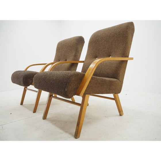 Image 1 of Paire de fauteuils vintage, Tchécoslovaquie années 1960