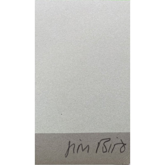 Image 1 of Photolithographie vintage "Tribute to Vasarely" de Jim Bird, Barcelone, années 1970