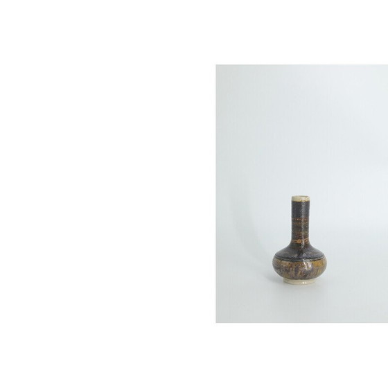 Image 1 of Vase vintage N°13 en grès de Gunnar Borg pour Höganäs Keramik, Suède 1960