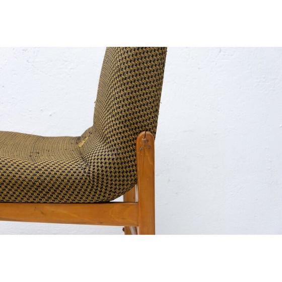 Image 1 of Paire de chaises de salle à manger du milieu du siècle, Tchécoslovaquie années 1960