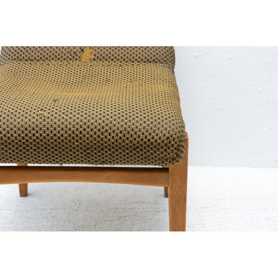 Image 1 of Paire de chaises de salle à manger du milieu du siècle, Tchécoslovaquie années 1960