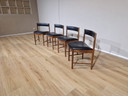 4X Vintage Ah. Mcintosh 1970 - Chaises - Teck - Cuir