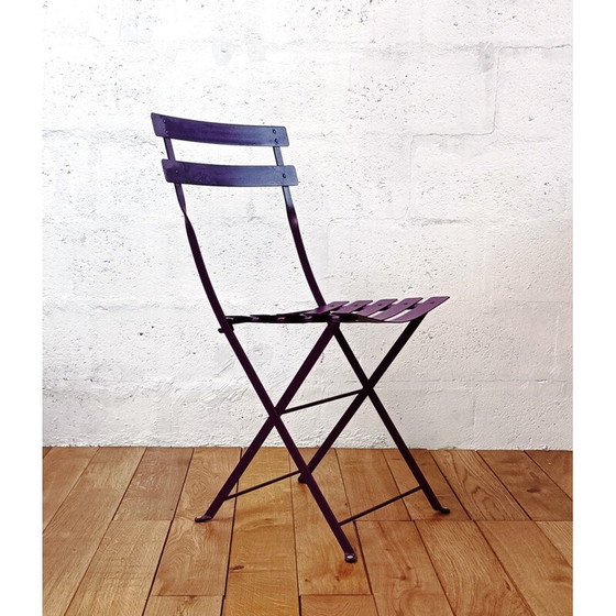 Image 1 of Chaise de jardin vintage en fer forgé