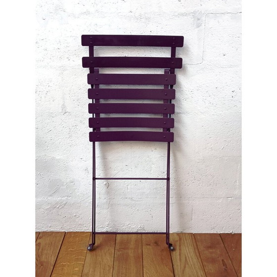 Image 1 of Chaise de jardin vintage en fer forgé