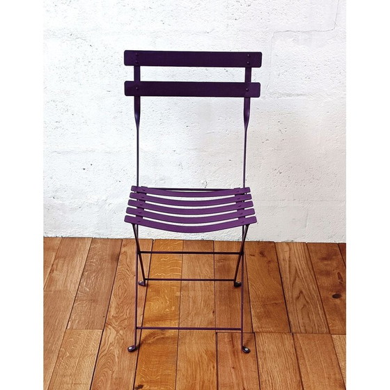 Image 1 of Chaise de jardin vintage en fer forgé