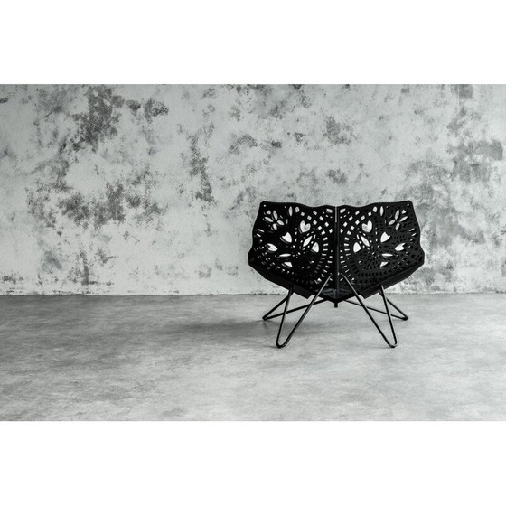 Image 1 of Fauteuil vintage Prince noir par Hay