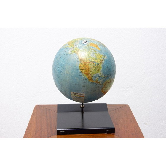 Image 1 of Globe terrestre vintage, Tchécoslovaquie 1970