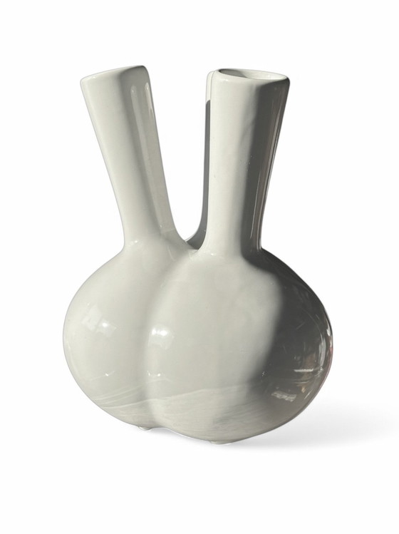 Image 1 of La Vie Tulipe Vase Design Vase à fleurs blanches