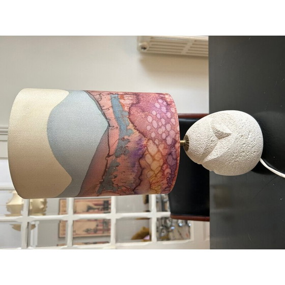 Image 1 of Lampe vintage en pierre naturelle, 1970