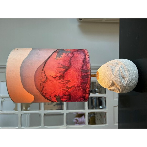 Image 1 of Lampe vintage en pierre naturelle, 1970