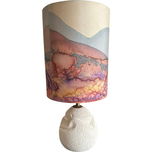 Lampe vintage en pierre naturelle, 1970