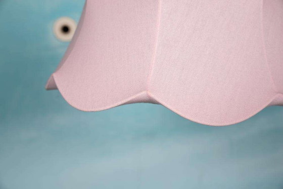 Image 1 of Lampe pendante tulipe vintage scandinave rose