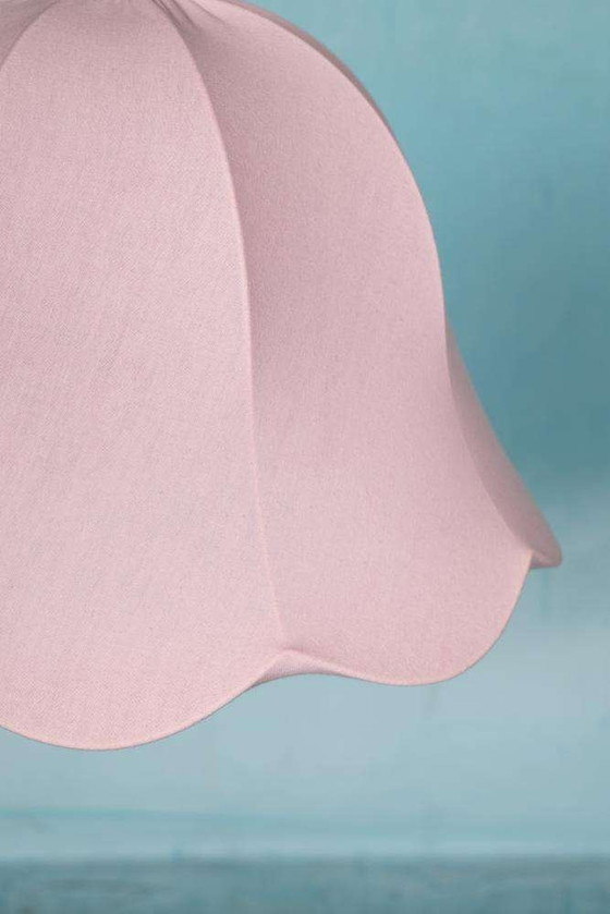 Image 1 of Lampe pendante tulipe vintage scandinave rose