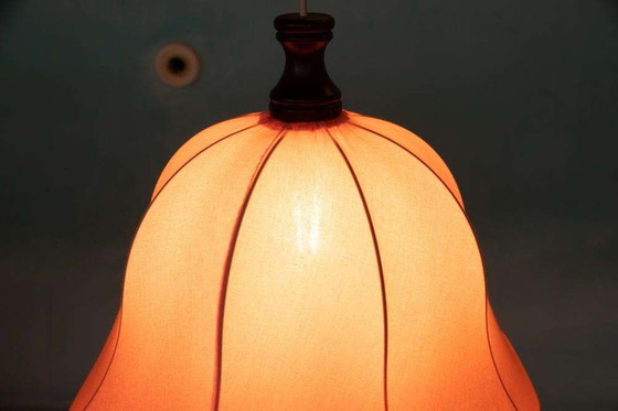 Image 1 of Lampe pendante tulipe vintage scandinave rose