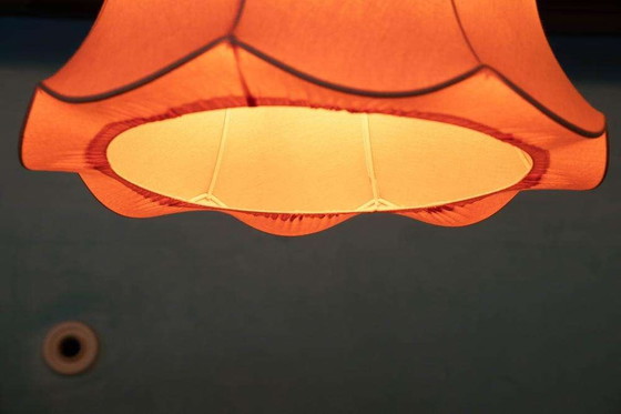 Image 1 of Lampe pendante tulipe vintage scandinave rose