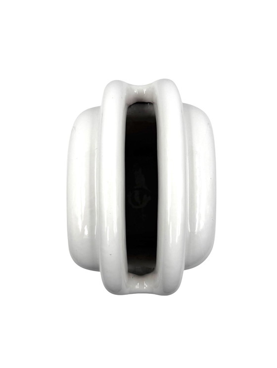 Image 1 of Sergio Asti, Vase moderne en céramique, Gabbianelli Italie Ca. 1970