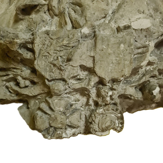 Image 1 of Plaque de plâtre française représentant un jeune soldat Début du 20e siècle