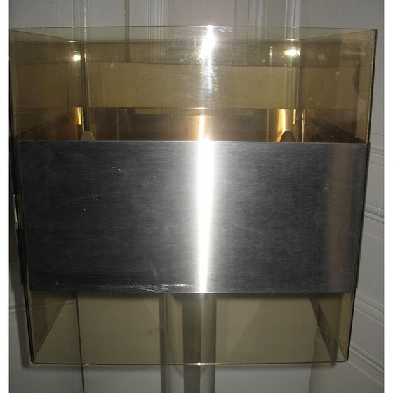 Image 1 of Lampe vintage en plexiglas et aluminium, 1970