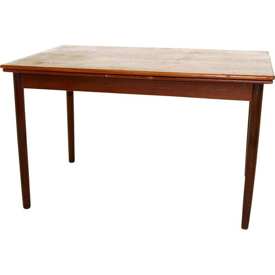 Image 1 of Table vintage avec plateaux rétractables