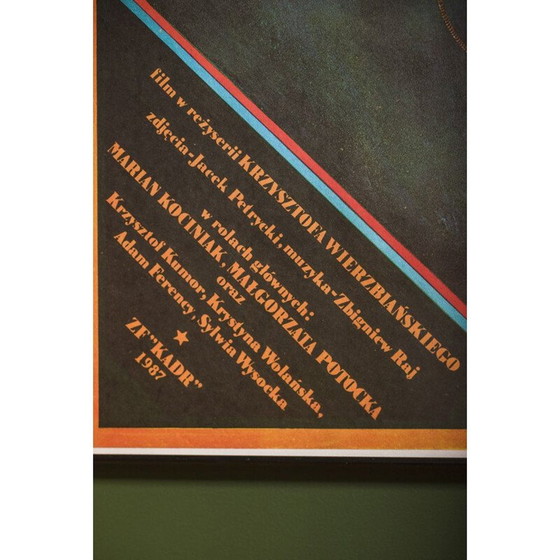 Image 1 of Affiche de film vintage "Cyrk Odjeżdża" par Obłucki Janusz, Pologne 1987