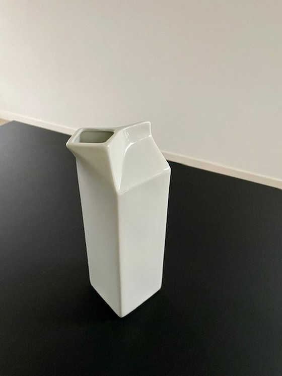 Image 1 of Vase à plateau de lait 24 cm de haut