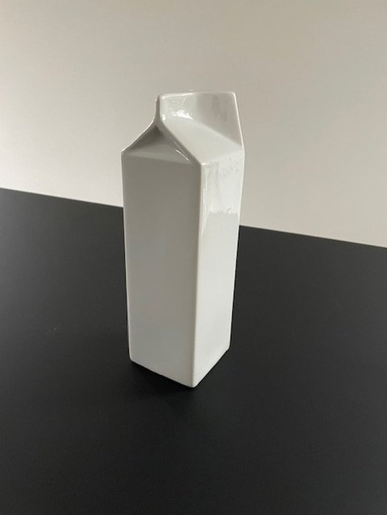 Image 1 of Vase à plateau de lait 24 cm de haut