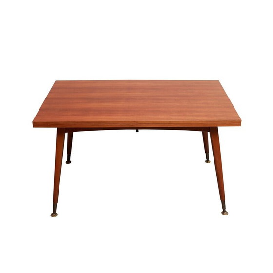 Image 1 of Table basse pliante vintage en noyer, 1960s